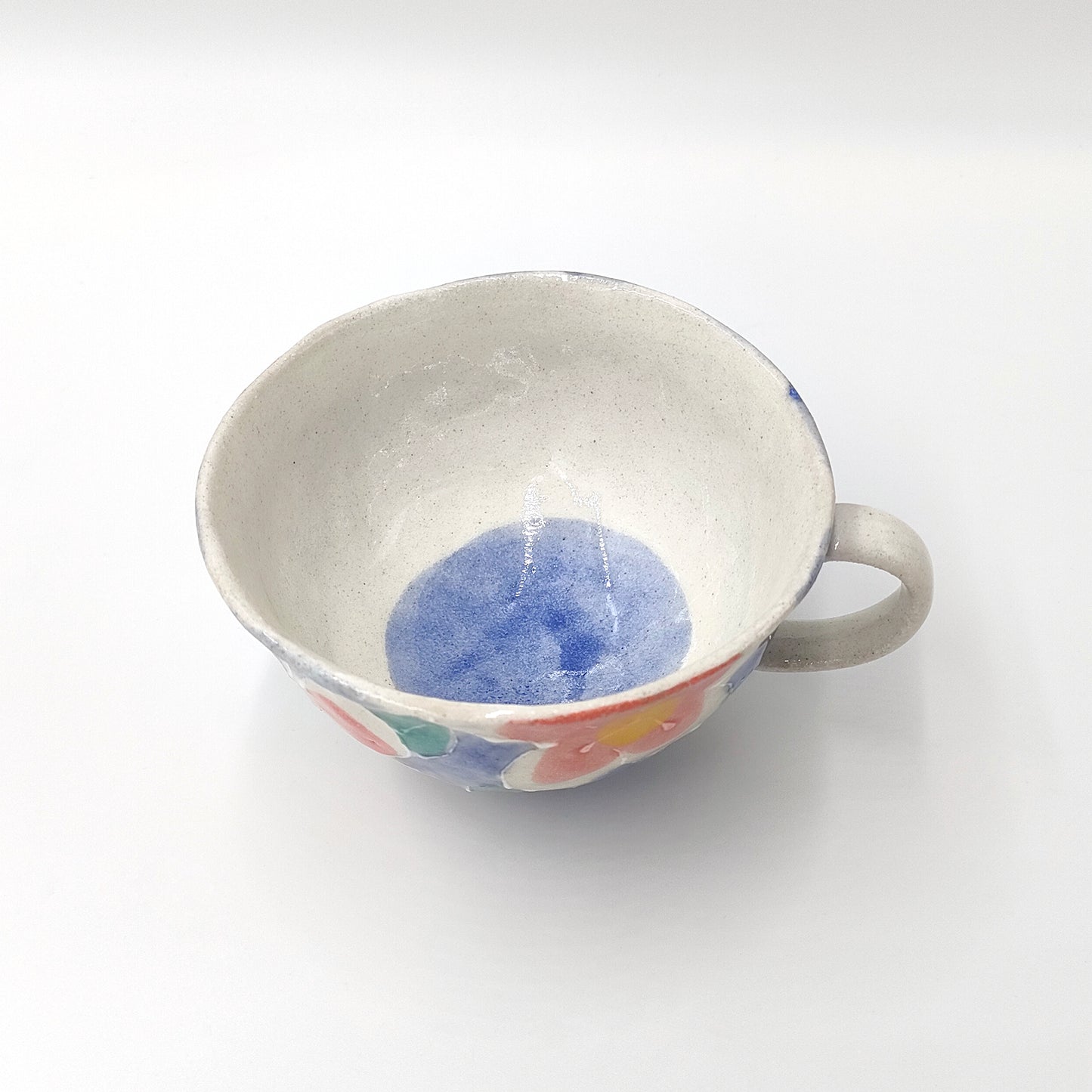 Icchin Tea Cup and Saucer - Blue