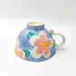 Icchin Tea Cup and Saucer - Blue