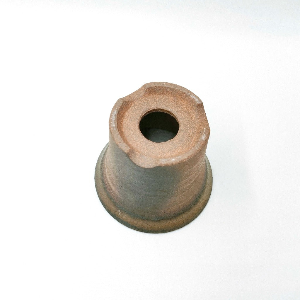 brown ceramic Bonsai Pot base