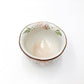 top down view of Shunzan Mori ceramic Hana Kiko sakura Ocha Teacup showing glazed interior